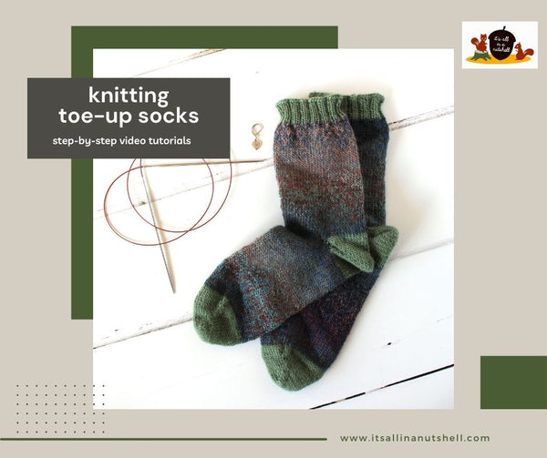 Patroon : Happy Toe-Up Socks - It's all in a nutshell
