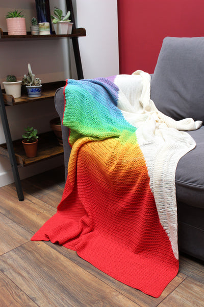 Patroon : Rainbow Star Deken - It's all in a nutshell
