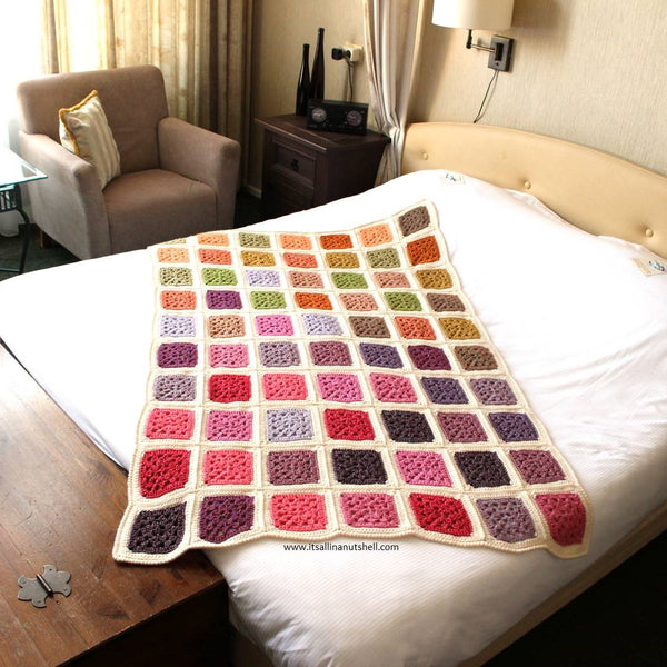 Patroon : Biesbosch Blanket - It's all in a nutshell