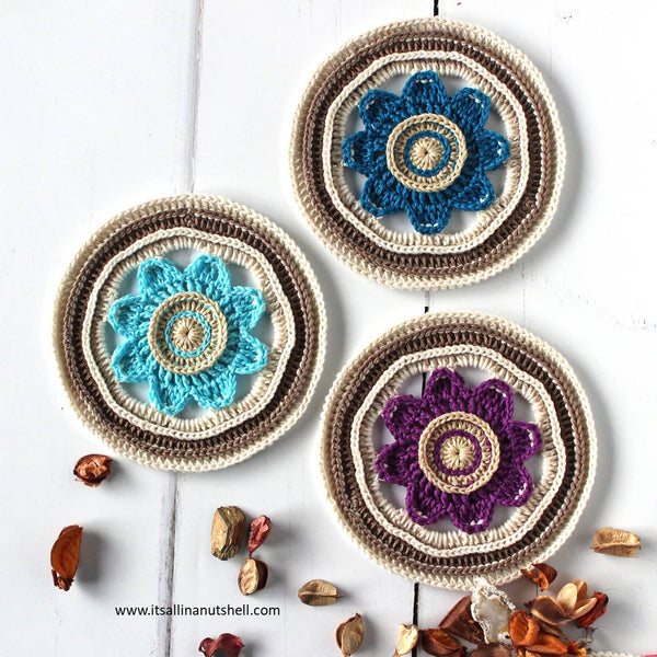 Patroon : Blooming Dreams Mandala's - It's all in a nutshell