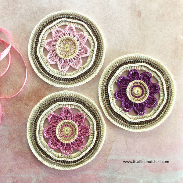 Patroon : Blooming Dreams Mandala's - It's all in a nutshell
