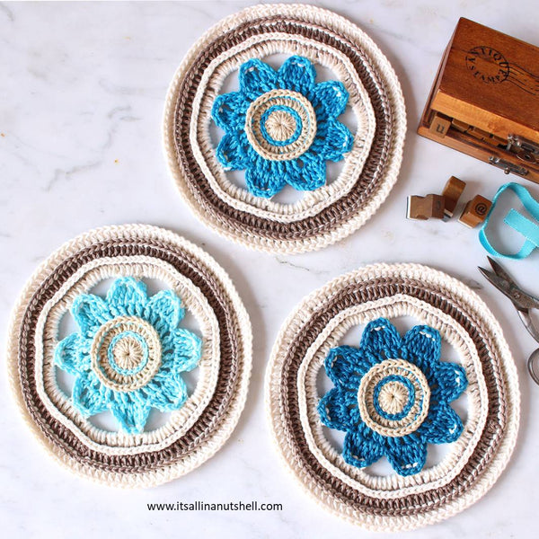 Patroon : Blooming Dreams Mandala's - It's all in a nutshell