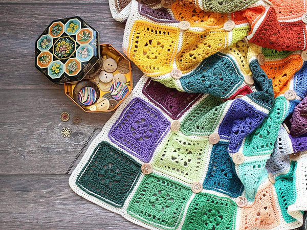Patroon : Button Blanket - It's all in a nutshell