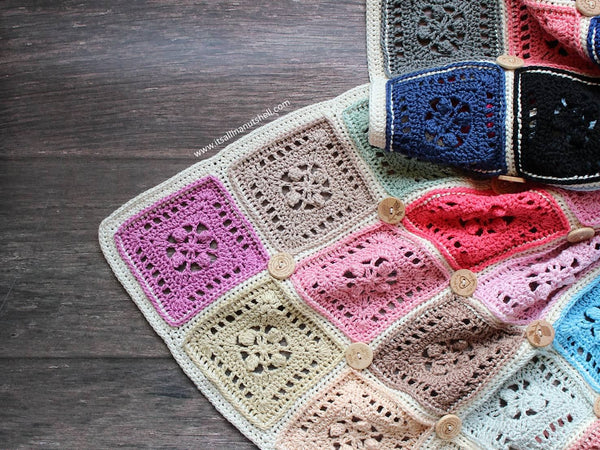 Patroon : Button Blanket - It's all in a nutshell